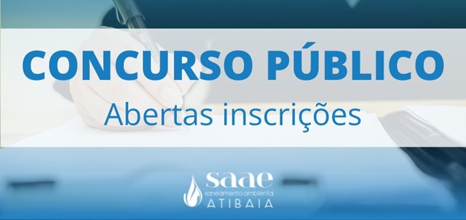 SAAE Atibaia anuncia concurso pblico