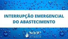 Interrupo emergencial de abastecimento